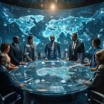 A visual representation of the Future World Order and global diplomatic collaboration in 2026.