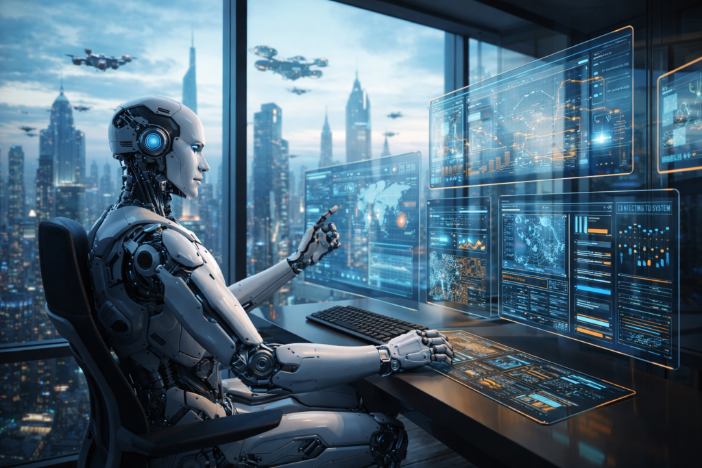 Future of AI jobs and automation in 2030.