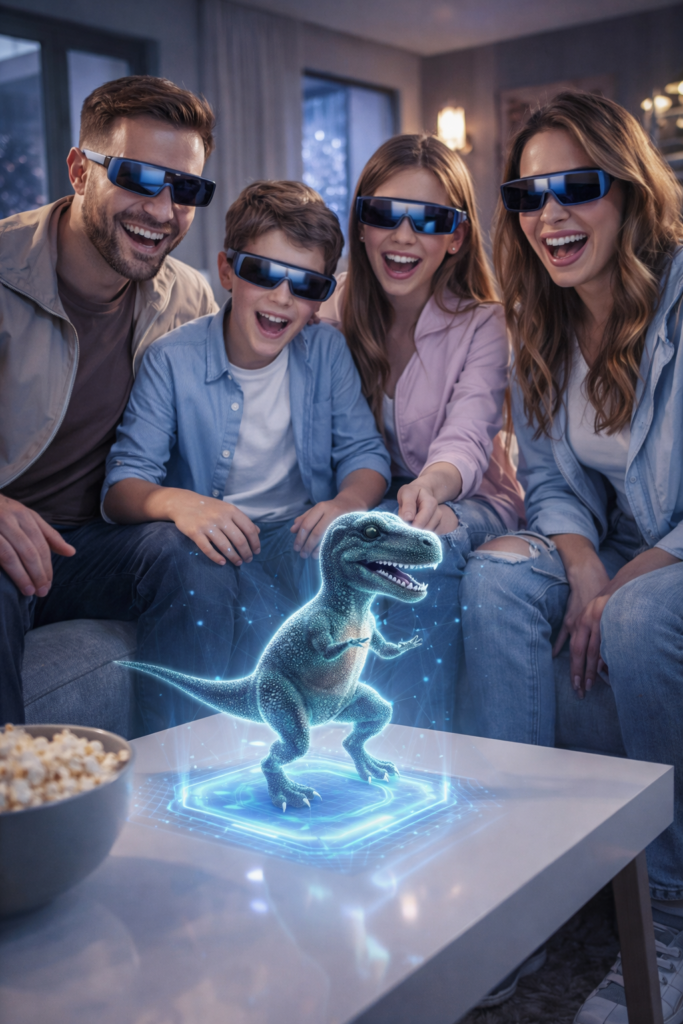 Holographic social media experiences in Viral Trending News 2026.