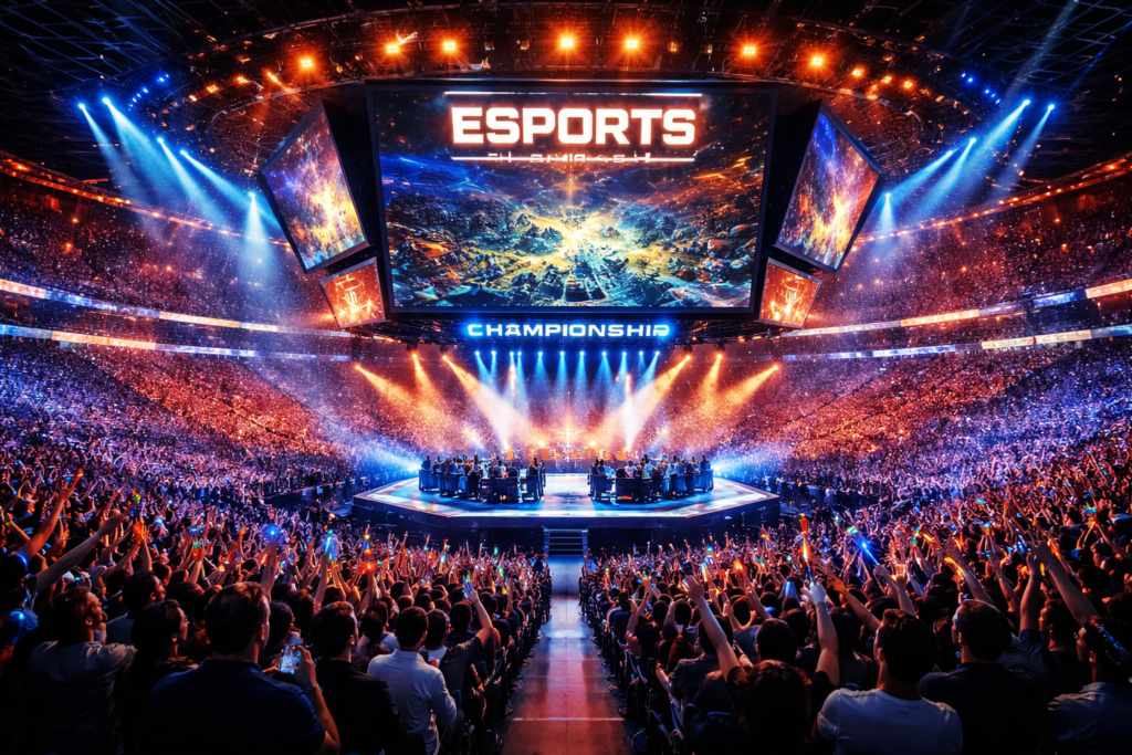 eSports and traditional sports merging in 2026.