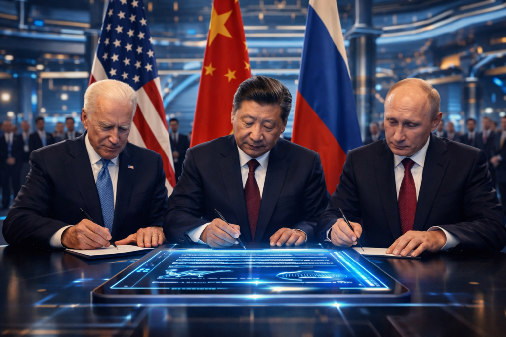 The signing of the Human Sovereignty Act in Global Top News 2026.