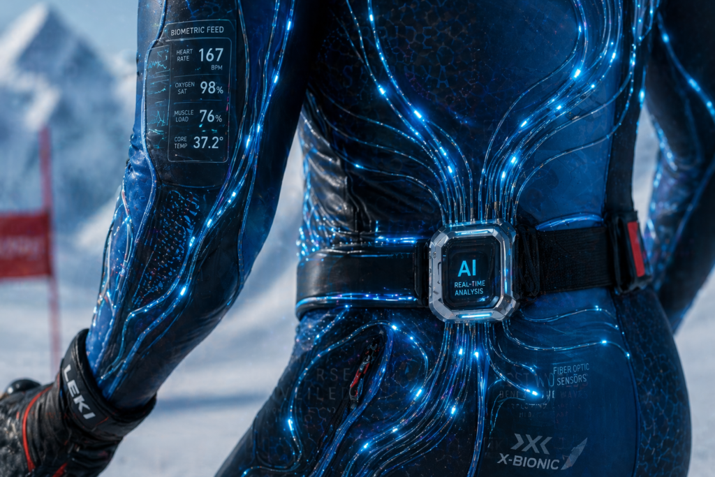 Advanced athlete wearables part of the 2026 Winter Olympics Technology ecosystem.