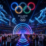 The futuristic opening ceremony powered by 2026 Winter Olympics Technology.