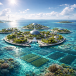 Concept of Blue Economy Sustainable Development for a better future.