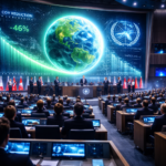 World leaders signing the Global Climate Accord 2026.